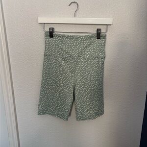 Forever 21 Mint Green Polka Dot Fitness Shorts